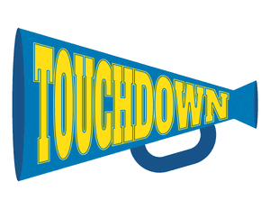 Touchdown Megaphone Photo Booth Prop