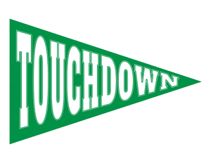 Touchdown Pennant Flag Photo Booth Prop