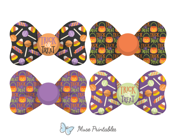 Trick or Treat Bow Tie Photo Booth Prop