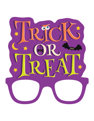 Trick or Treat Glasses Photo Booth Prop