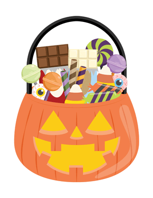 Trick or Treat Pumpkin Photo Booth Prop