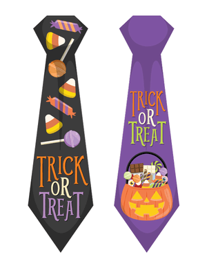 Trick or Treat Tie Photo Booth Prop