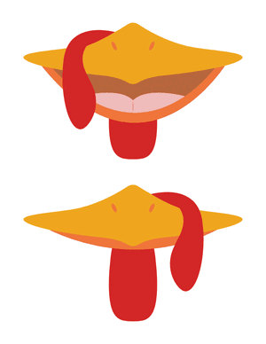 Turkey Beak Photo Booth Prop