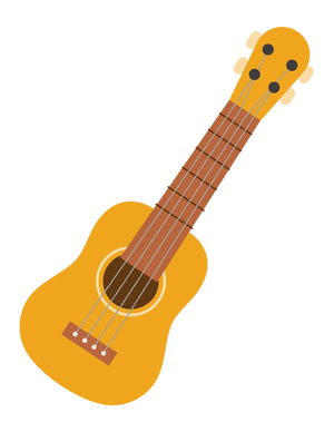Ukulele Photo Booth Prop