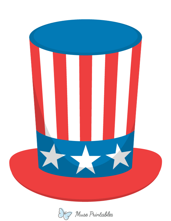 Uncle Sam Hat Photo Booth Prop