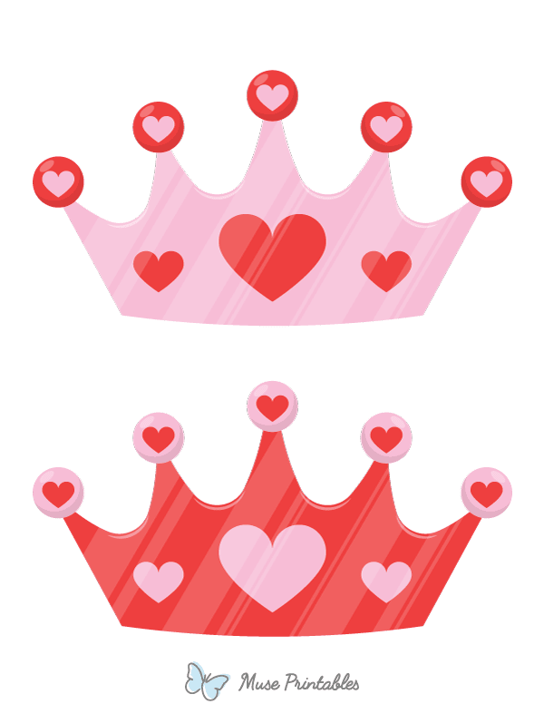 Valentine's Day Crown Photo Booth Prop