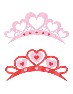 Valentine's Day Tiara Photo Booth Prop