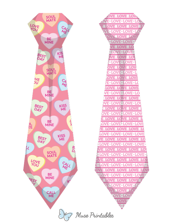 Valentine's Day Tie Photo Booth Prop
