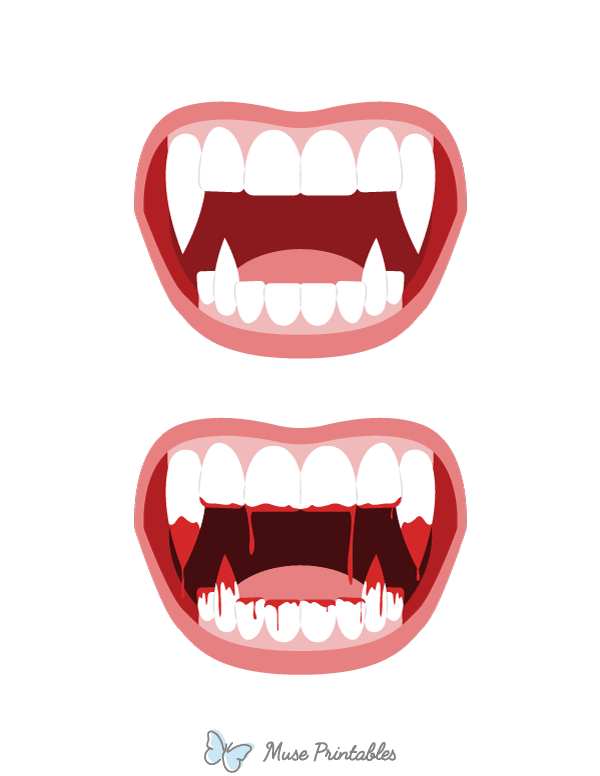 Vampire Fangs Photo Booth Prop