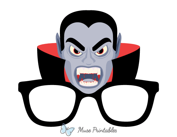 Vampire Glasses Photo Booth Prop