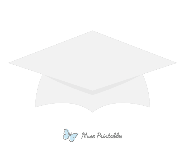 White Graduation Cap Photo Booth Prop