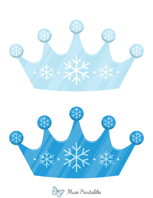 Winter Crown Photo Booth Prop