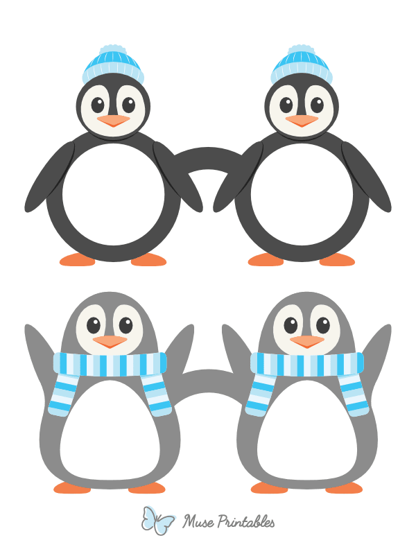 Winter Penguin Glasses Photo Booth Prop