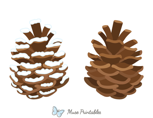 Winter Pine Cone Photo Booth Prop
