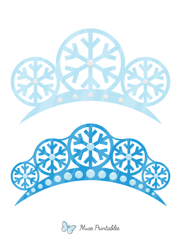 Winter Tiara Photo Booth Prop