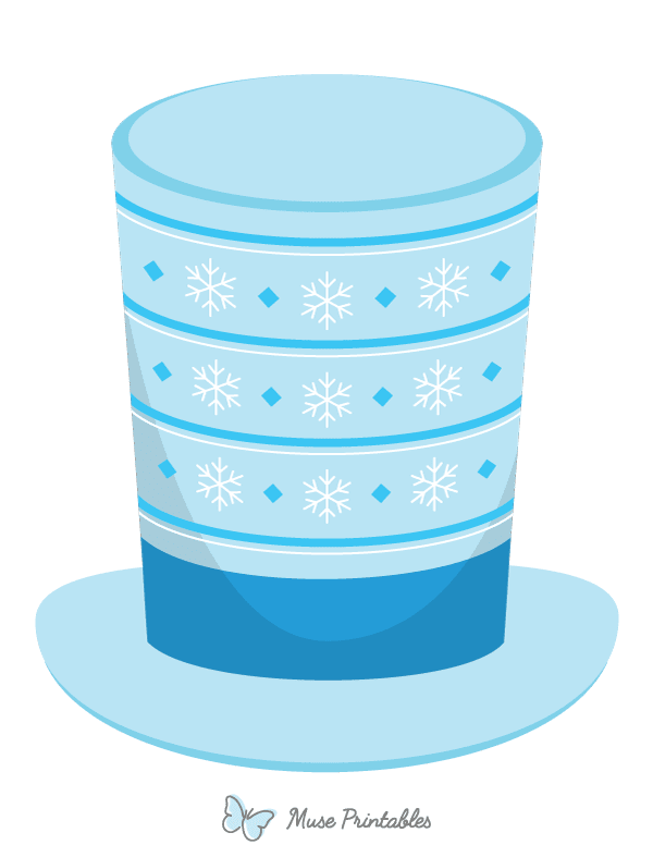 Winter Top Hat Photo Booth Prop