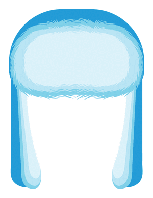 Winter Trapper Hat Photo Booth Prop