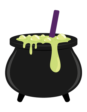 Witch Cauldron Photo Booth Prop