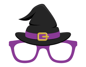 Witch Hat Glasses Photo Booth Prop