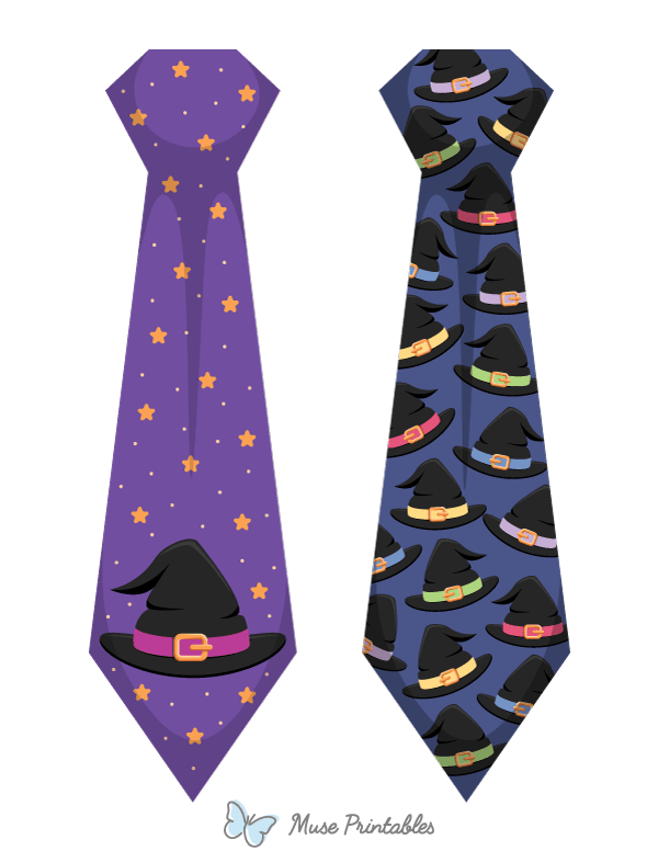 Witch Hat Tie Photo Booth Prop
