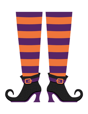 Witch Legs Photo Booth Prop