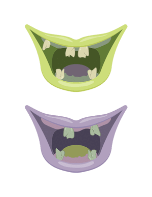 Witch Mouth Photo Booth Prop