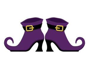 Witch Shoes Photo Booth Prop