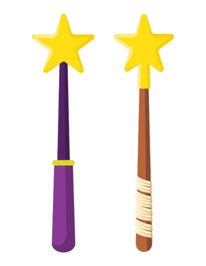 Witch Wand Photo Booth Prop