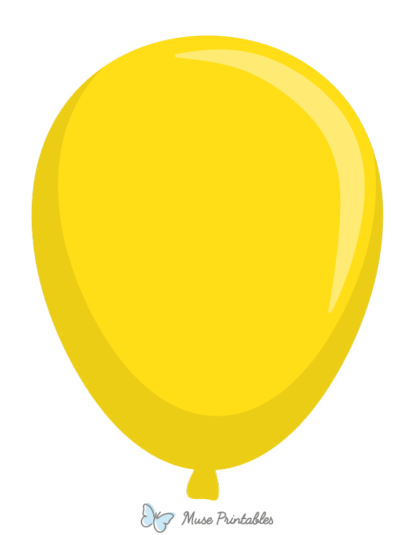 Yellow Balloon Photo Booth Prop