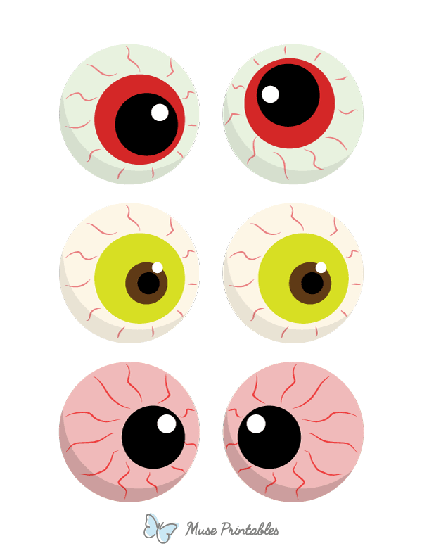 Zombie Eyes Photo Booth Prop