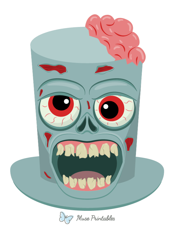 Zombie Hat Photo Booth Prop