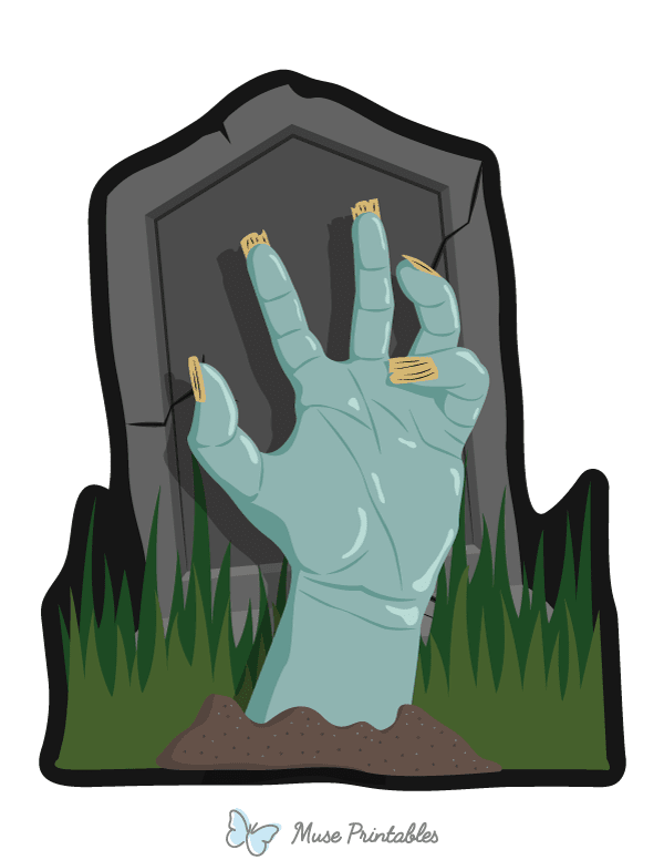 Zombie Tombstone Photo Booth Prop