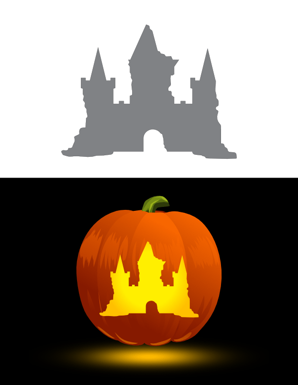 printable-abandoned-castle-pumpkin-stencil