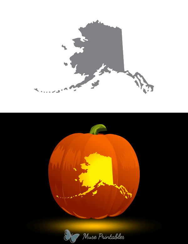 Alaska Pumpkin Stencil
