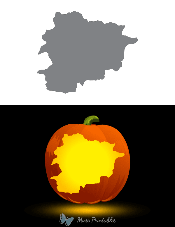 Andorra Pumpkin Stencil
