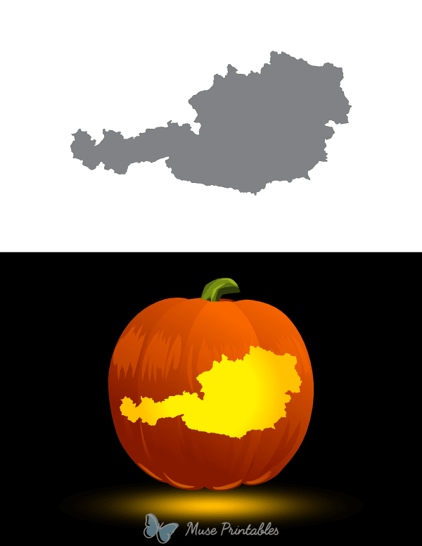 Austria Pumpkin Stencil