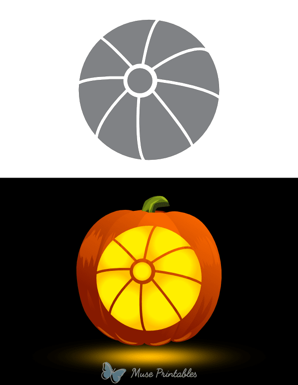 printable-beach-ball-pumpkin-stencil