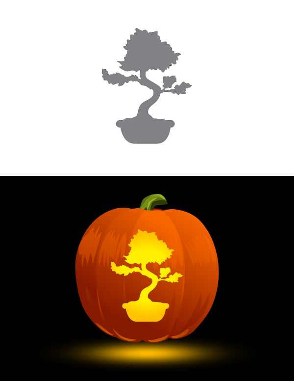 tree pumpkin template