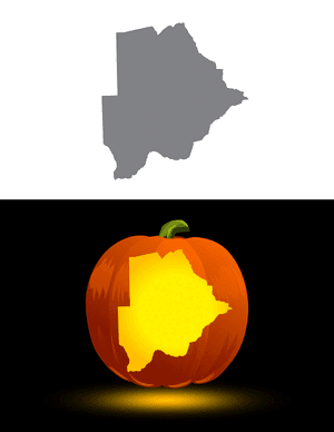 Botswana Pumpkin Stencil