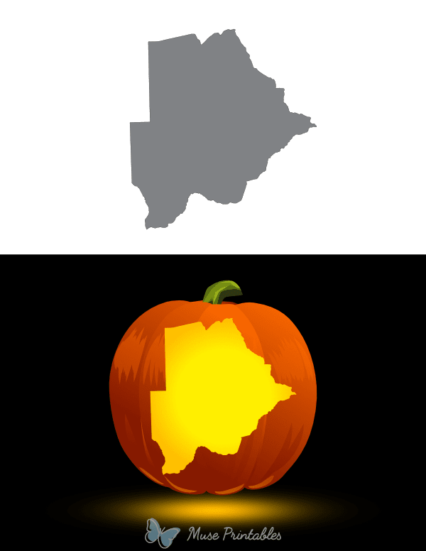 Botswana Pumpkin Stencil