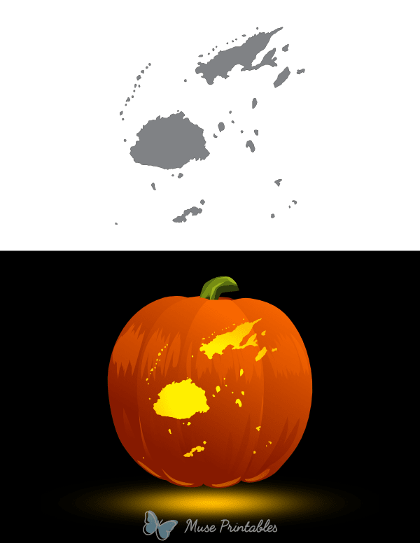 Fiji Pumpkin Stencil