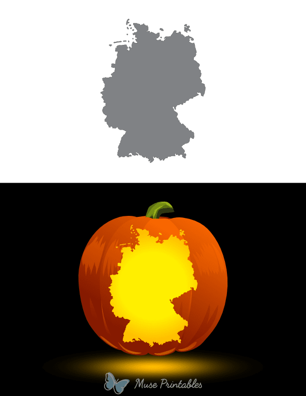Germany Pumpkin Stencil