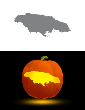 Jamaica Pumpkin Stencil