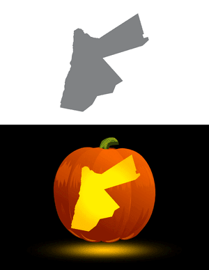 Jordan Pumpkin Stencil