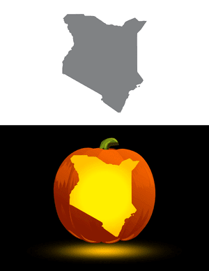Kenya Pumpkin Stencil