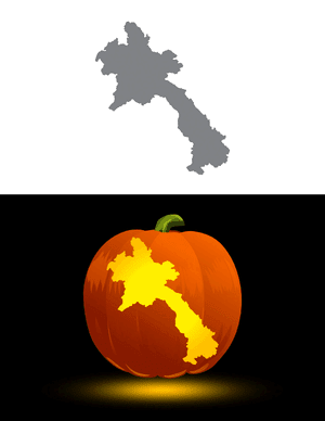 Laos Pumpkin Stencil