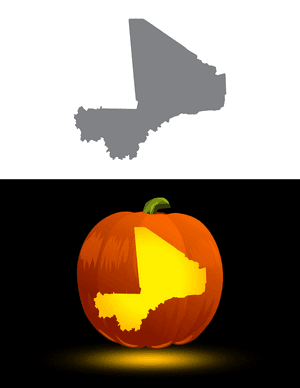 Mali Pumpkin Stencil