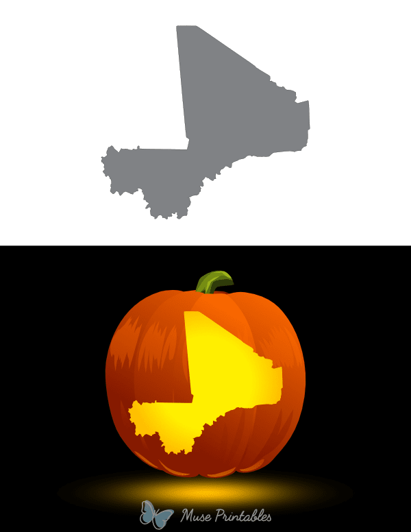 Mali Pumpkin Stencil