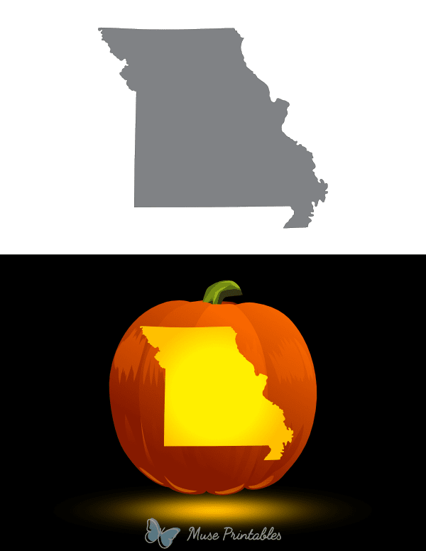 Missouri Pumpkin Stencil