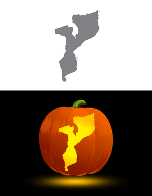Mozambique Pumpkin Stencil
